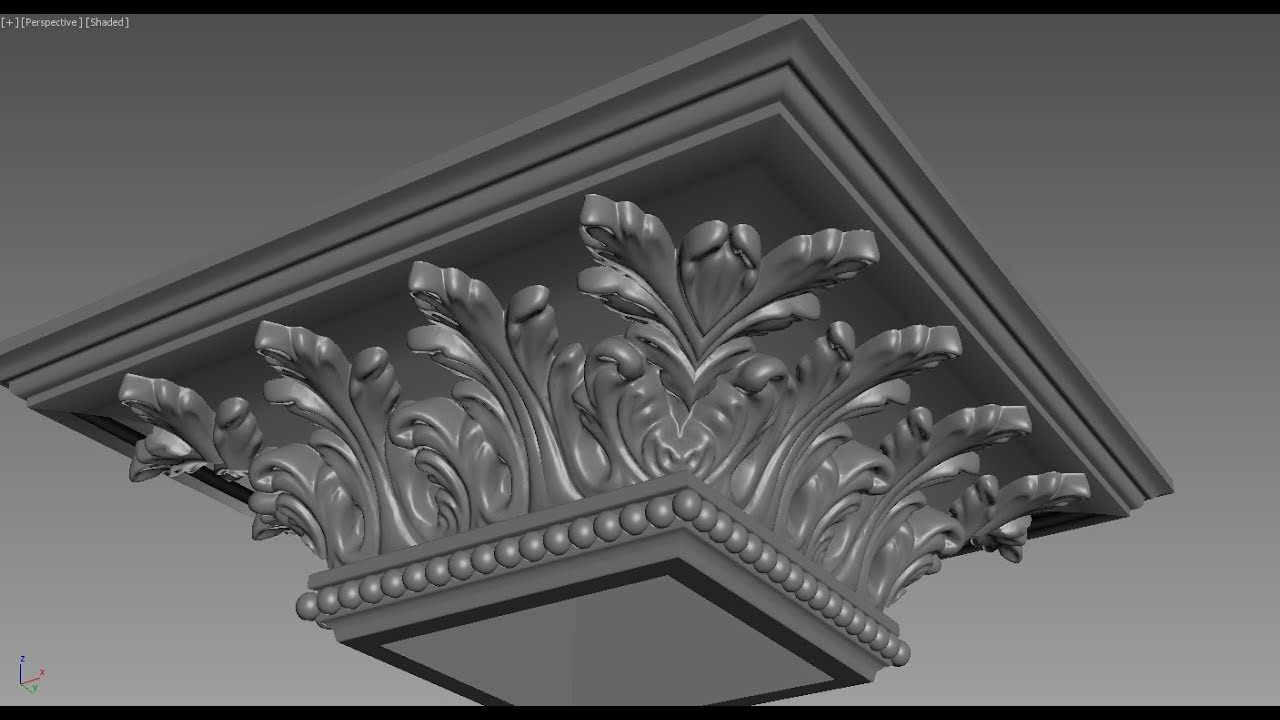 Собираем модель из готовых частей в 3D Max. Модификатор Symmetry.
