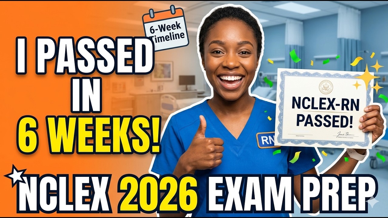 6-недельная подготовка к NCLEX | Стратегия, которая помогла мне сдать экзамен