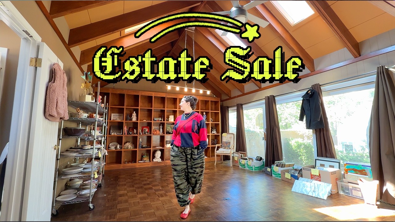 Let's spend the morning at an estate sale filled with pottery ✧