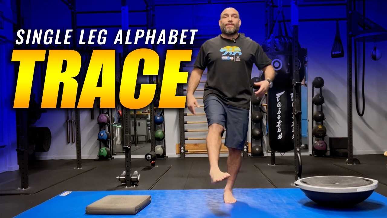 Single-Leg Alphabet Trace: Balance, Hip Stability & Neuromuscular Control Training