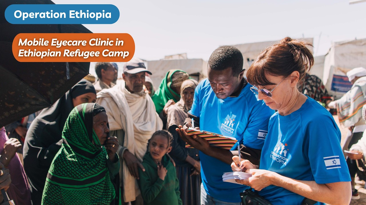 Operation Ethiopia's Mobile Eyecare Clinic treats hundreds in Ethiopian refugee camp