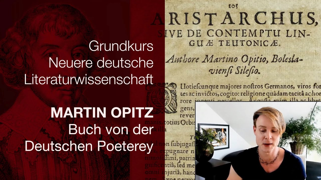 Martin Opitz' "Buch von der Deutschen Poeterey" | Grundkurs Neuere deutsche Literaturwissenschaft