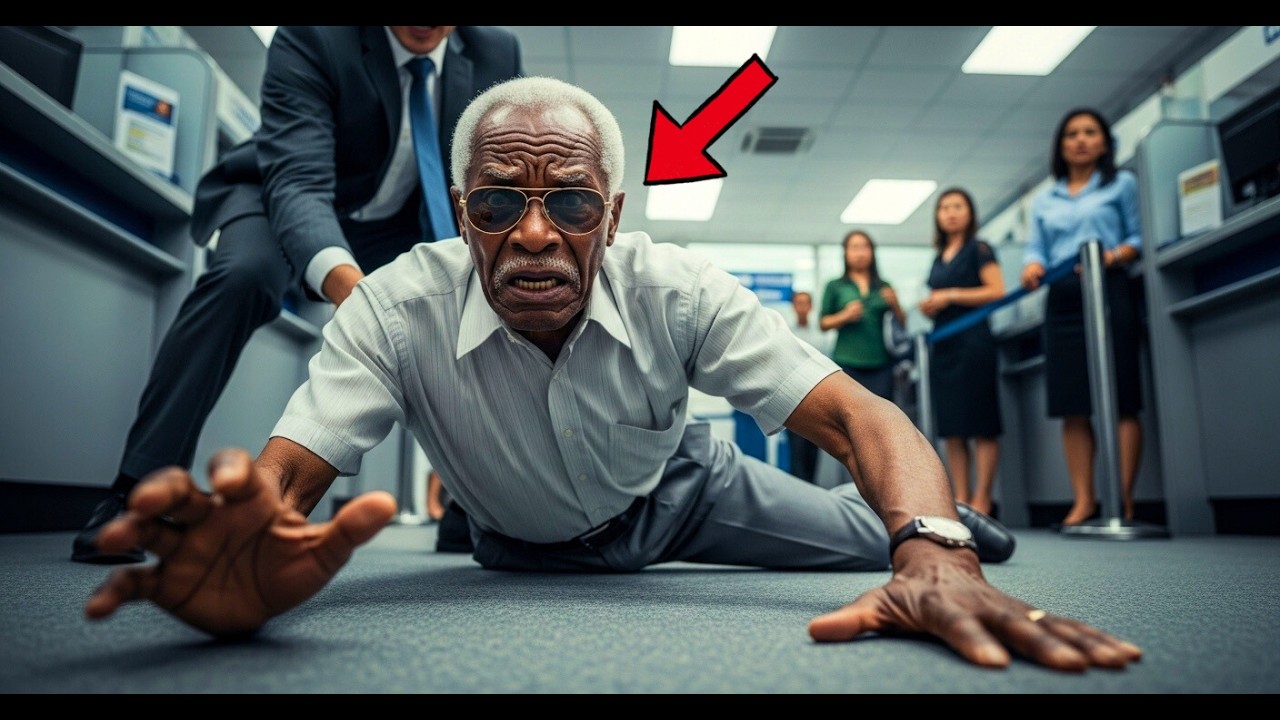 EMPURROU O CEGO NA FILA DO BANCO... MAS CONGELOU AO OUVIR O GERENTE GRITAR: 