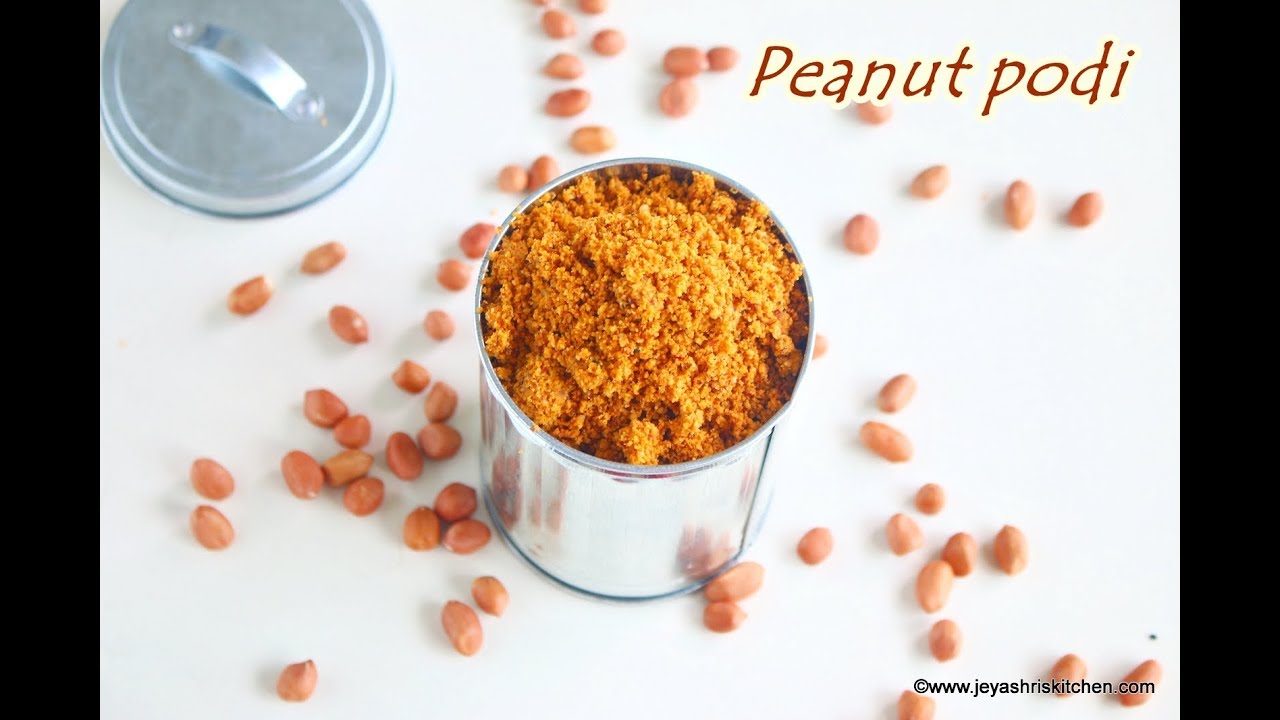 Andhra style Peanut podi recipe