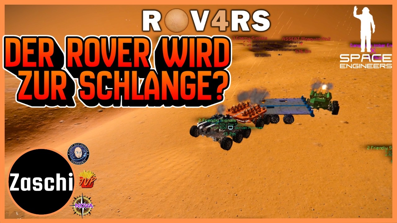 DER ROVER WIRD ZUR SCHLANGE??? | ROV4RS  👨‍🚀🚀🏗️ - #deutsch #spaceengineers #letsplay ​#64