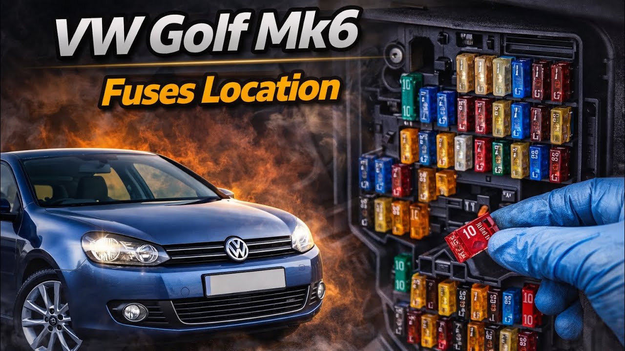 Расположение предохранителей VW Golf Mk6