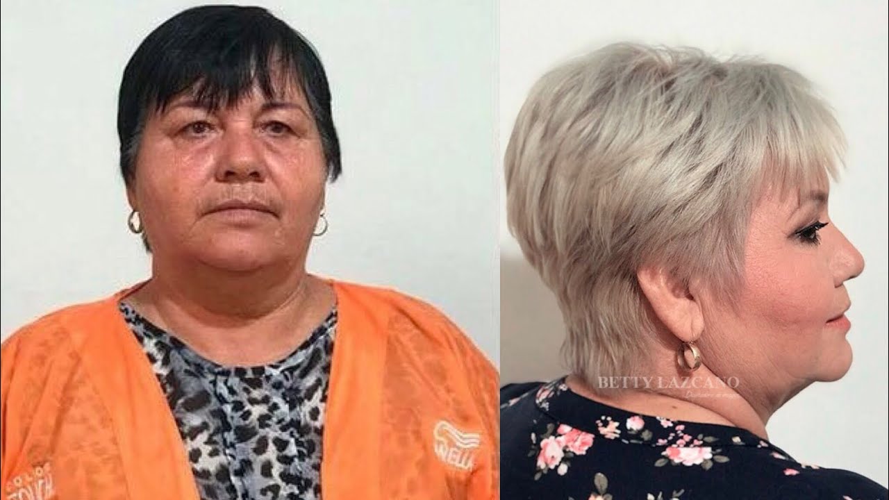 Cabello PLATA/ para cubrir CANAS .paso a paso . BETTY LAZCANO