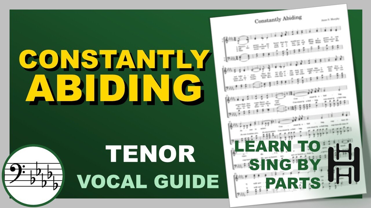 CONSTANTLY ABIDING Vocal Tenor Db Major