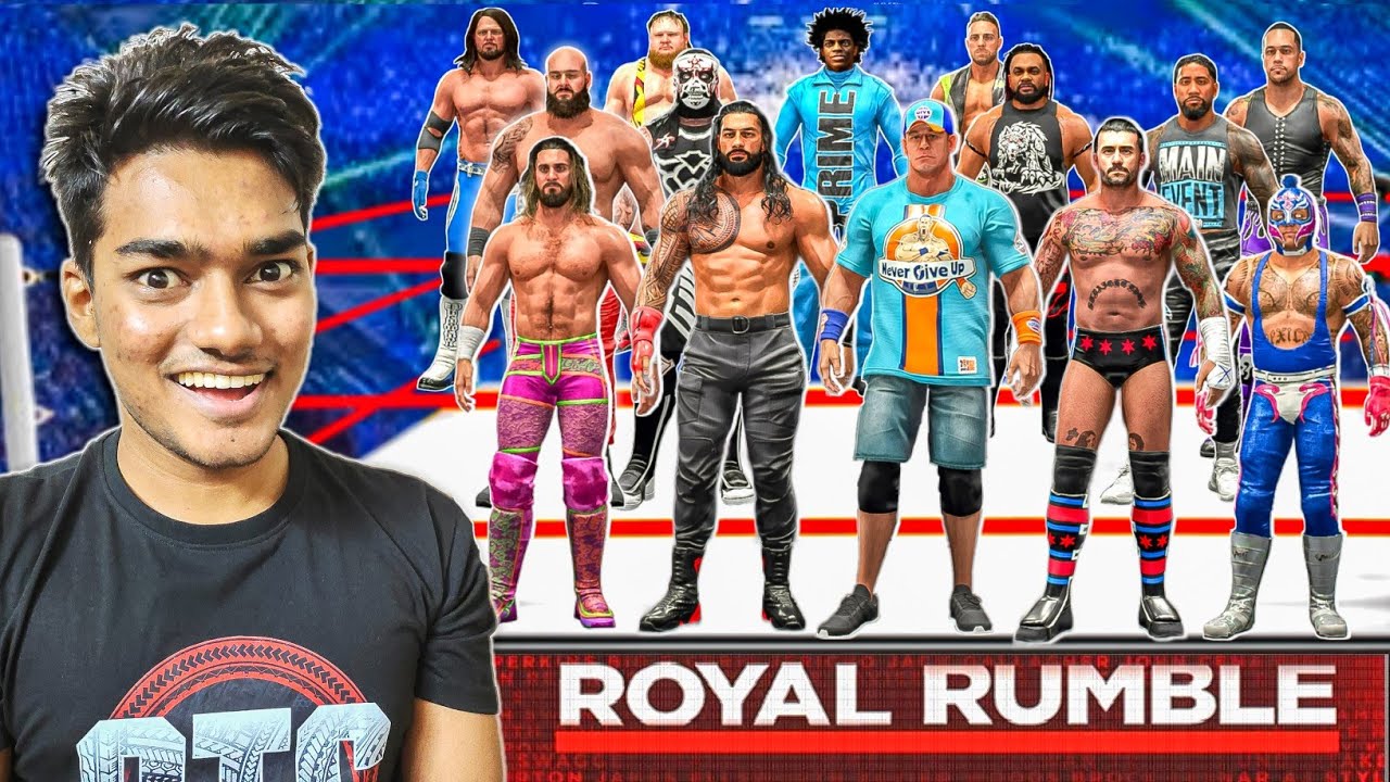 30 MEN ROYAL RUMBLE MATCH 2025! - WWE 2K24🔥
