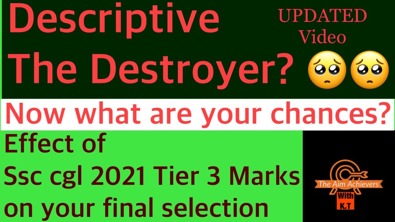 [UPDATED] Analysis of Ssc cgl 2021 Tier 3 Marks | 2400gp / 4600gp cut offs