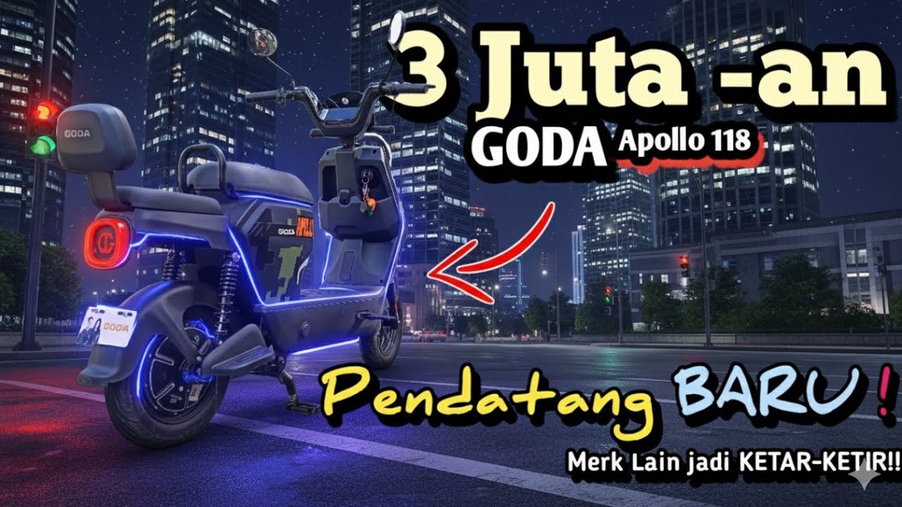 Sepeda Listrik GODA 118 Apollo TERBARU,Temukan Goda Troy 005 dideskripsi,#Goda #ebike #sepedalistrik