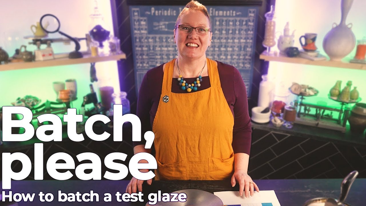 Batch, please | How to mix and batch a ceramic glaze | Ceramic Materials Workshop