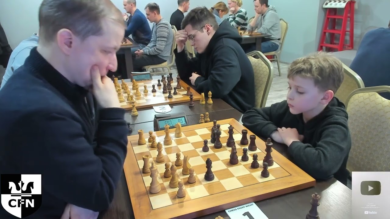 What is this young man doing? Vladysev A. (1552) vs Dymov D. (1680) Chess Fight Night. Rapid