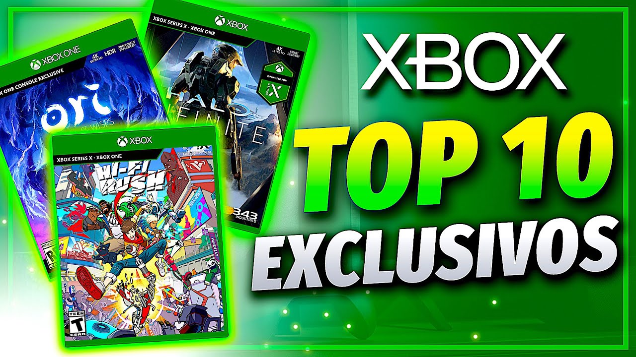 TOP 10 : EXCLUSIVOS XBOX 💥 Los mejores juegos en Xbox Series S /X  - One 🎮😮 || Jugamer