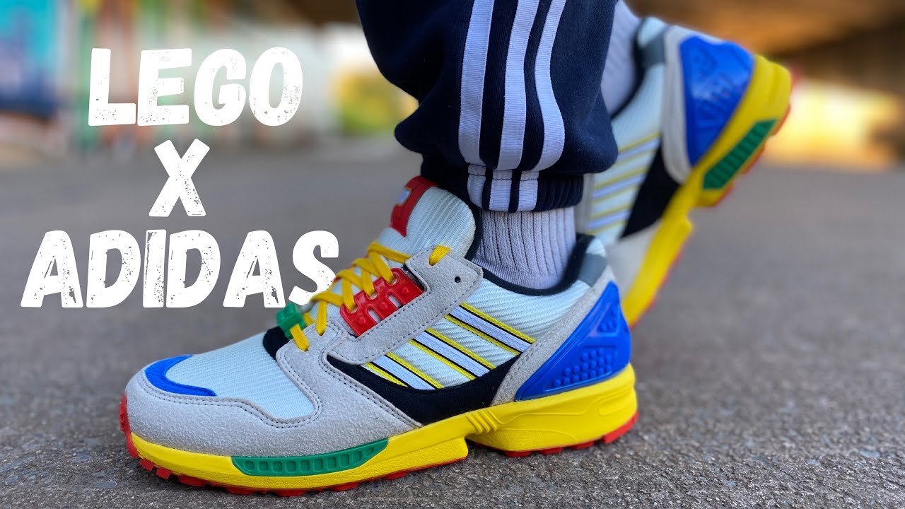THESE ARE CRAZY!! ADIDAS X LEGO ZX8000 REVIEW & ON FOOT