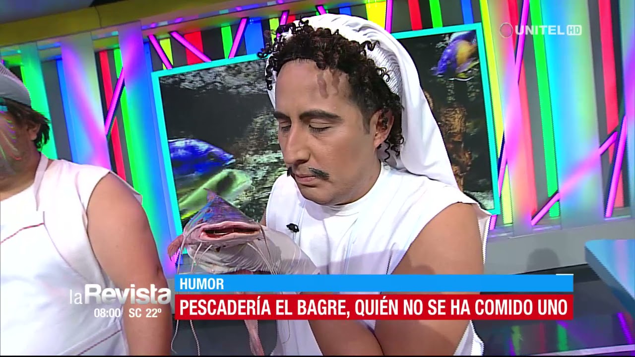 Humor: Pescadería “El Bagre” llegó hasta el set de La Revista