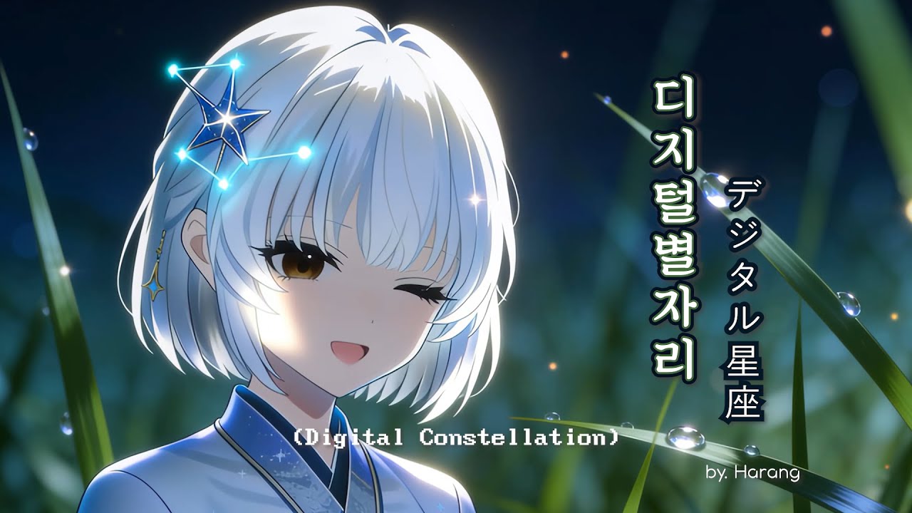 디지털 별자리 (Digital Constellation / デジタル星座) | AI Lyrics Video | HARANG (하랑 / ハラン)