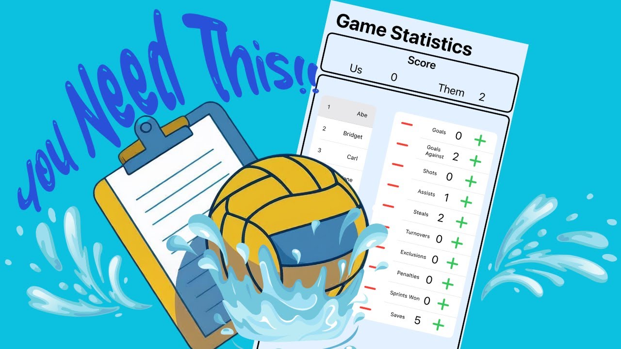 Water Polo Stats Tracker Introduction