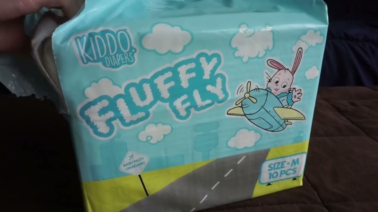 Kiddo Fluffy Fly Adult Diaper Unboxing / Capacity Test