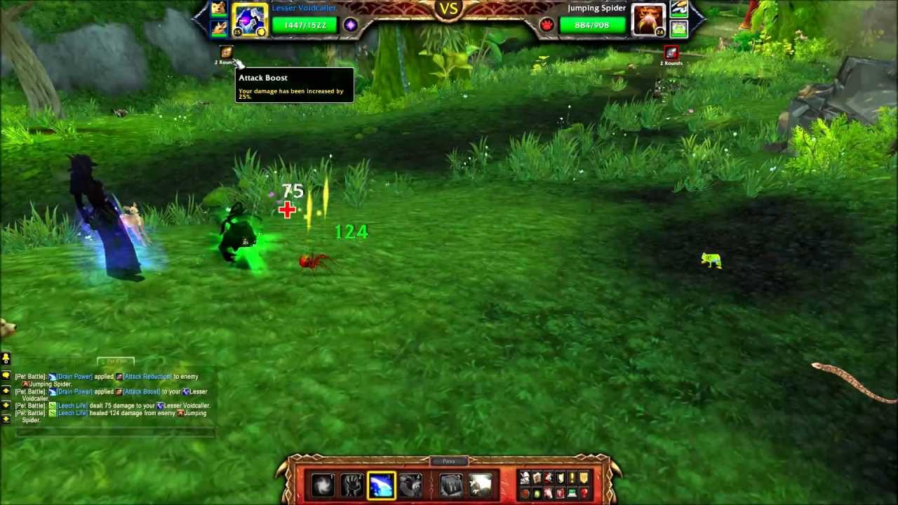 Mistels Pet Battles - Lesser Voidcaller Abilities