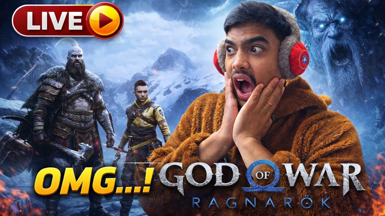God of War Ragnarök LIVE 🔴 | Kratos vs Gods | Intense Gameplay🔥