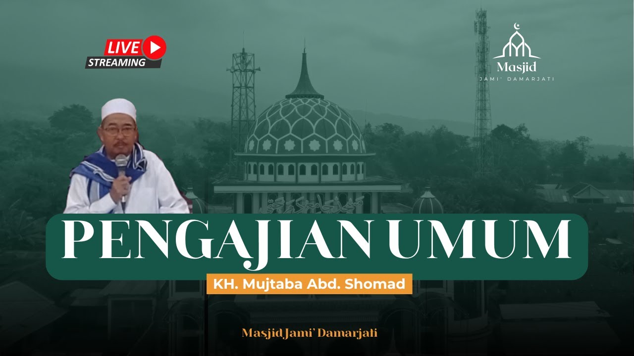 🔴 [ LIVE ] Pengajian Umum | Masjid Jami' Damarjati Karangrejo | 26 Januari 2026