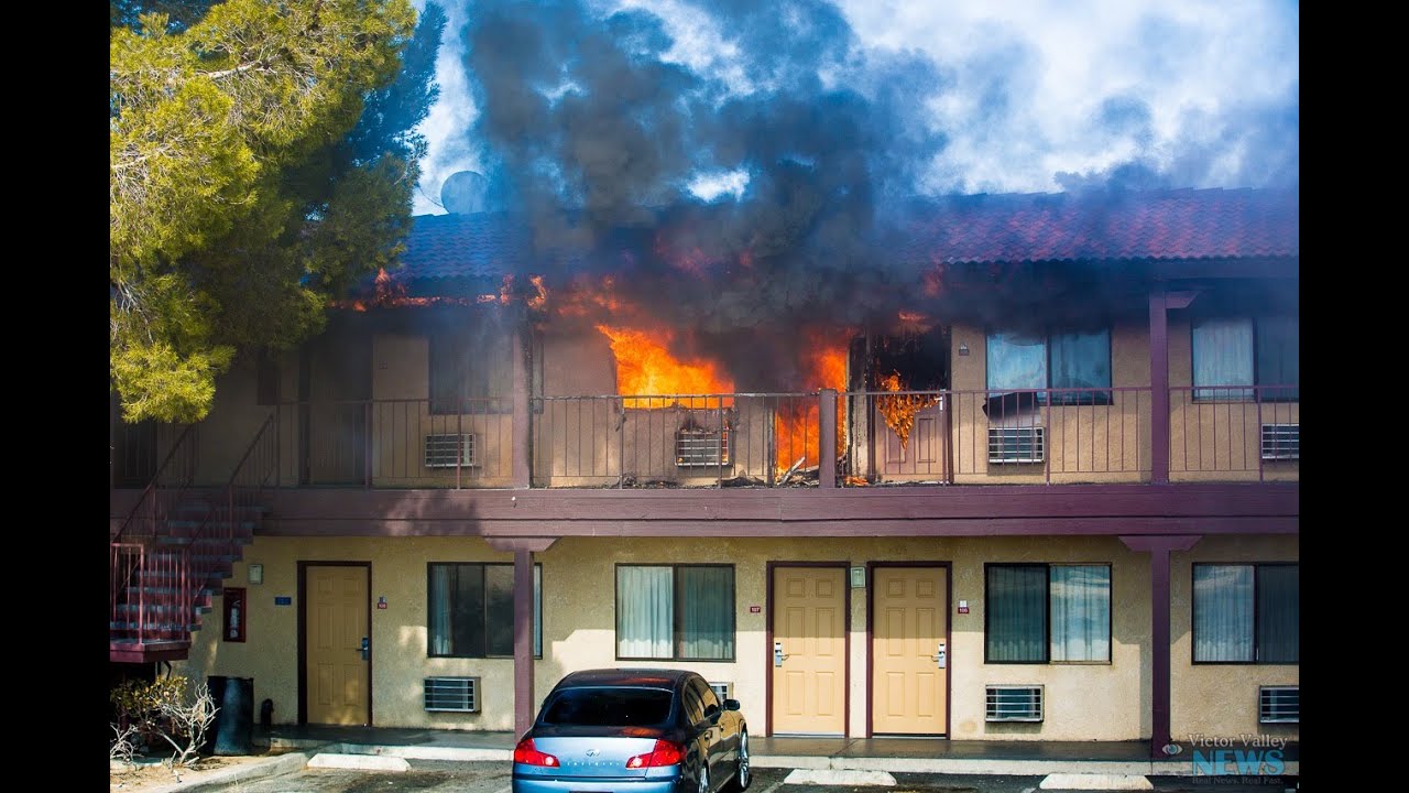 SBCoFD Division 3, Victorville Commercial Structure Fire; Rodeway Inn