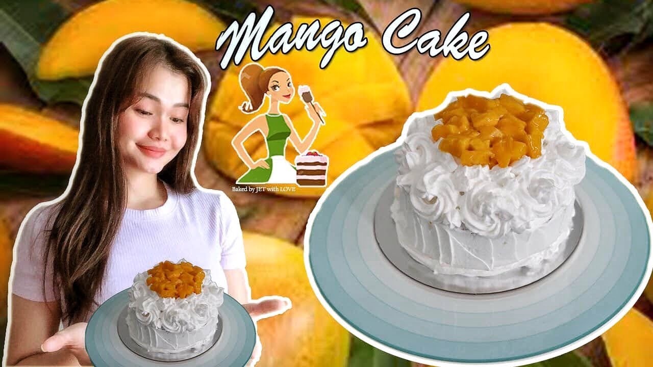Vanilla Moist Mango Cake | Simple and Easy