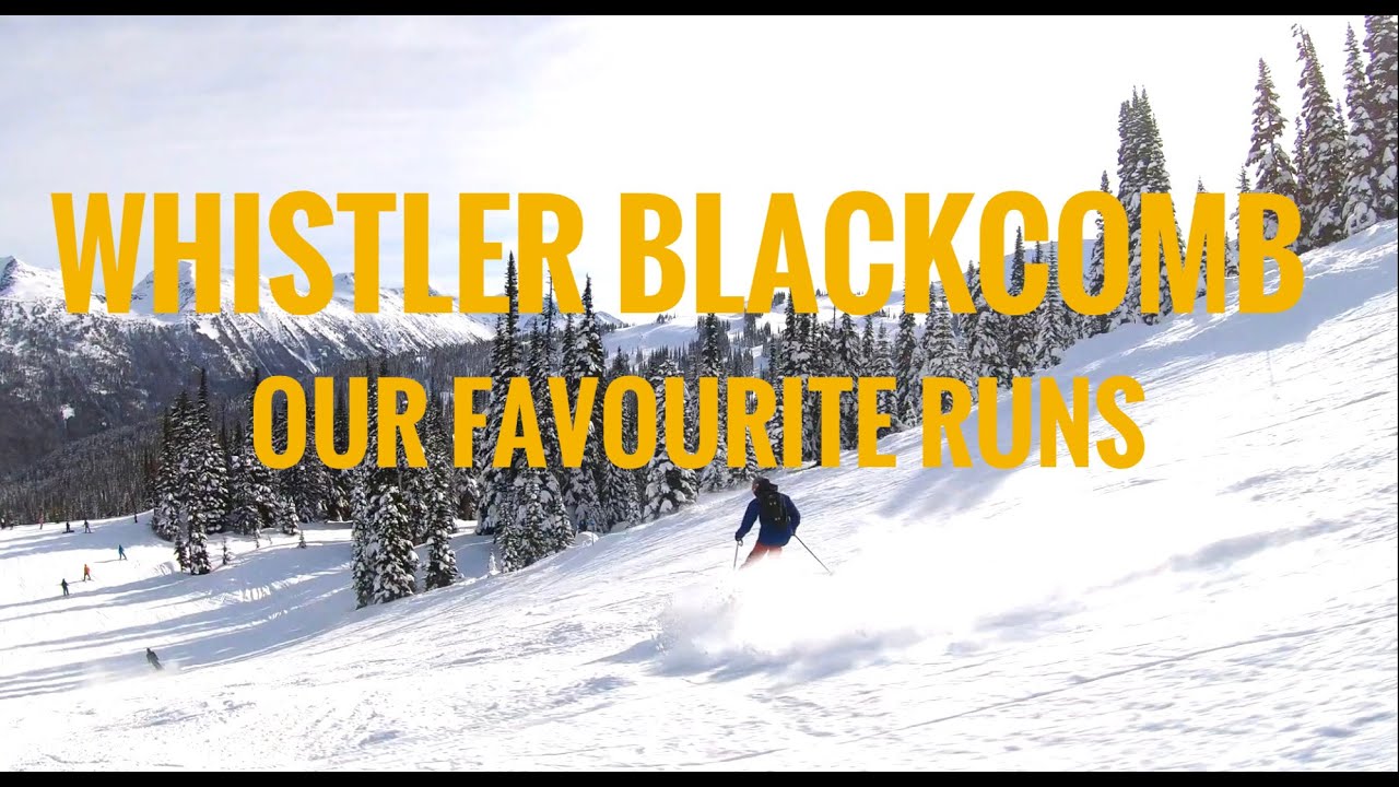 Whistler Blackcomb | BEST groomed runs (with trail map) #intermediate #whistlerblackcomb