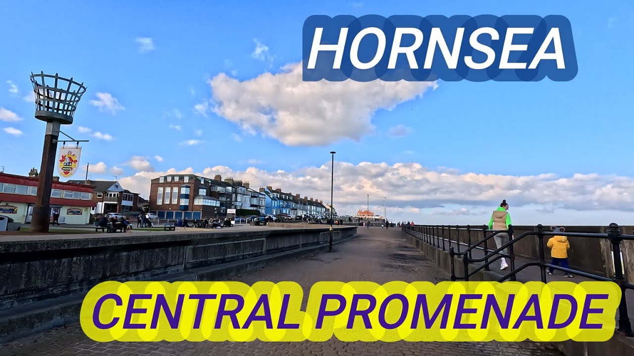 Хорнси-Ист-Райдинг Йоркшира, Англия Прогулка по набережной #GimbalWalkWithMe