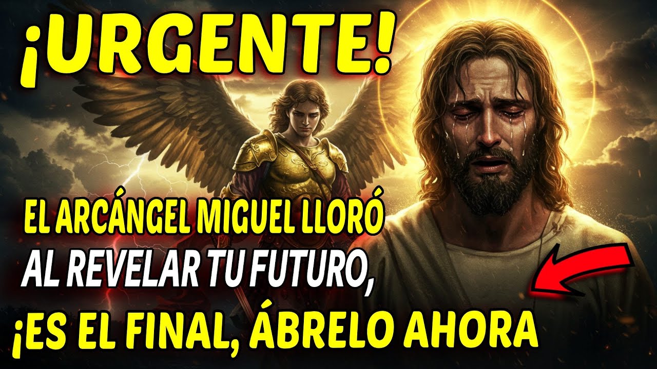 EL ARCÁNGEL MIGUEL DICE: LLORÉ AL VER TU FUTURO HOY, ES LA ADVERTENCIA FINAL, ¡ÁBRELO!