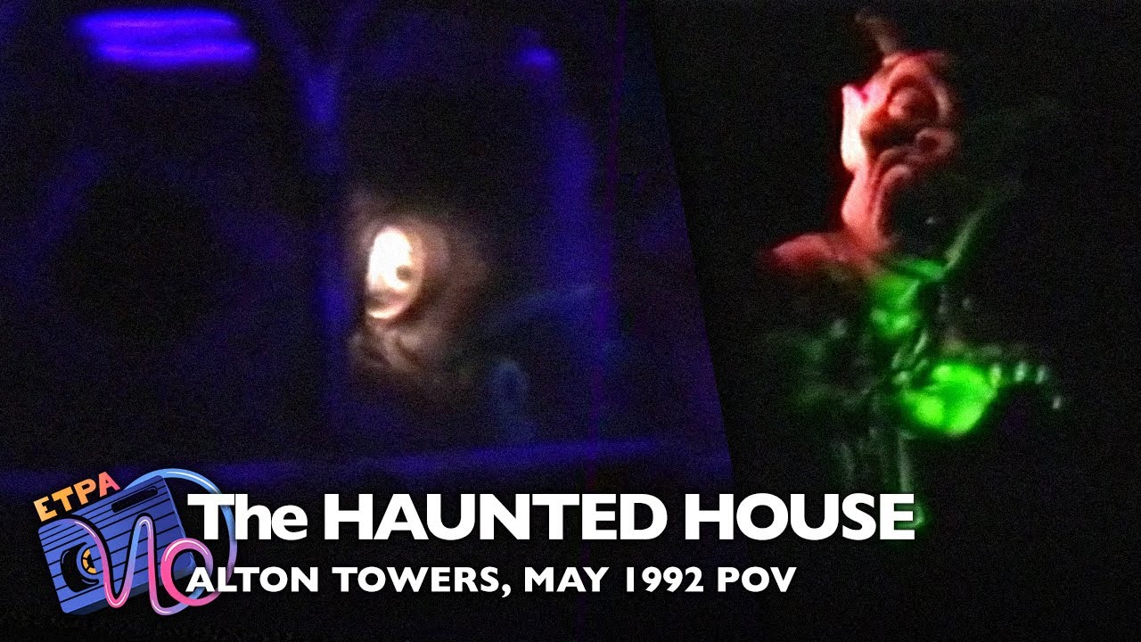 Haunted House, Alton Towers — May 1992 On-Ride POV
