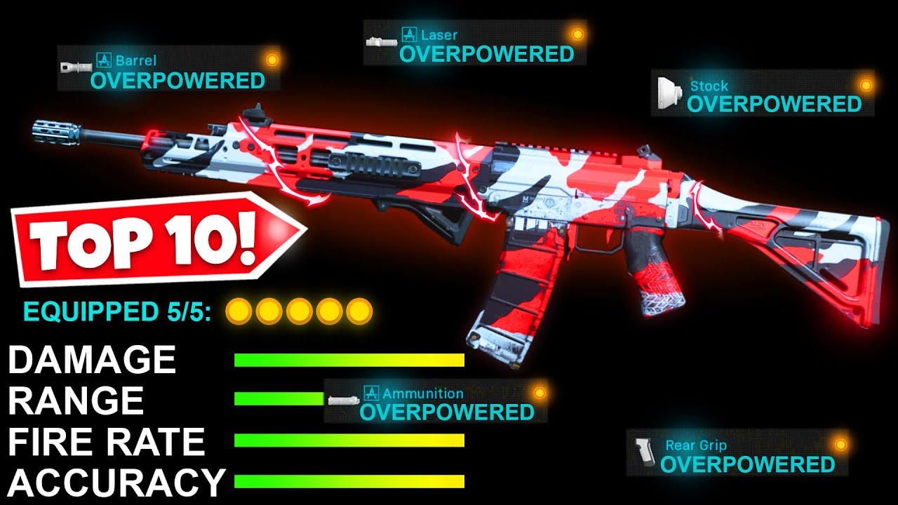 TOP 10 MOST OVERPOWERED CLASS SETUP IN MODERN WARFARE.. (BEST CLASS) COD MW Gameplay