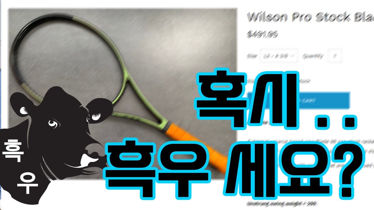 올바른 무게의 라켓을 사용하고 계십니까? 확실하세요?