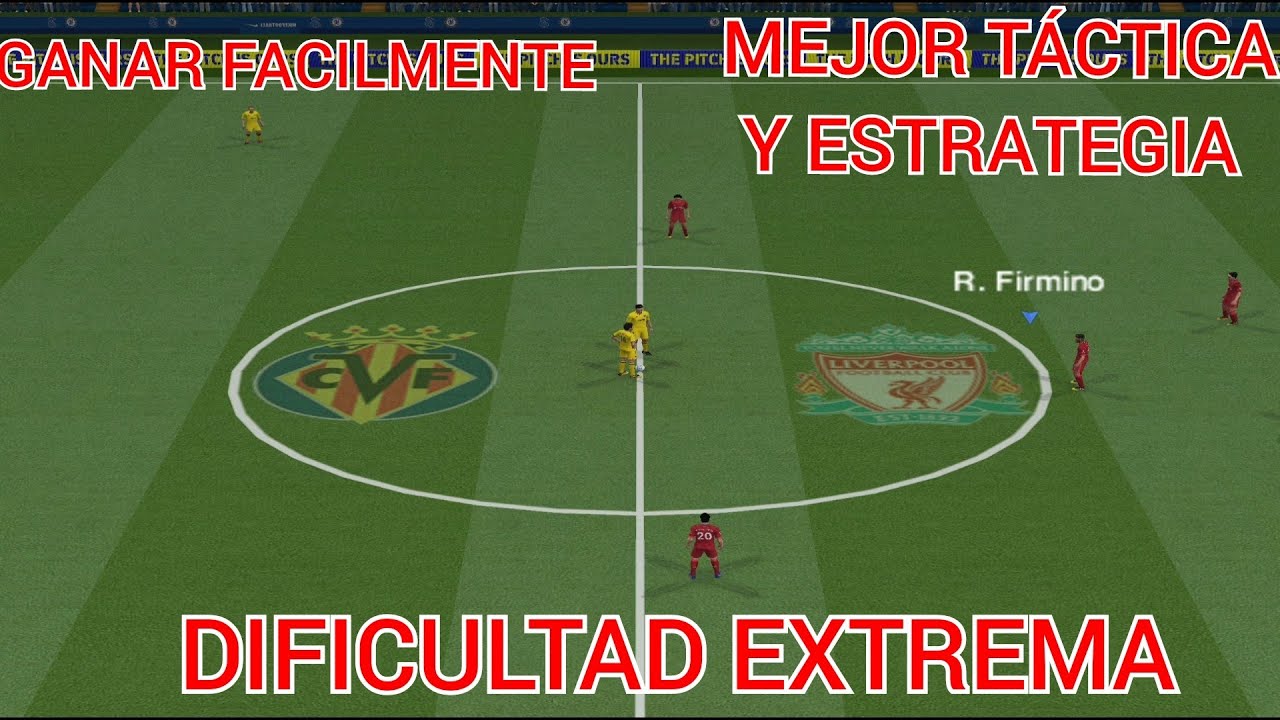 MEJOR ESTRATEGIA/TÁCTICA DE DEFENSA Y ATAQUE EFOOTBALL PES 2022 PPSSPP VILLARREAL VS LIVERPOOL