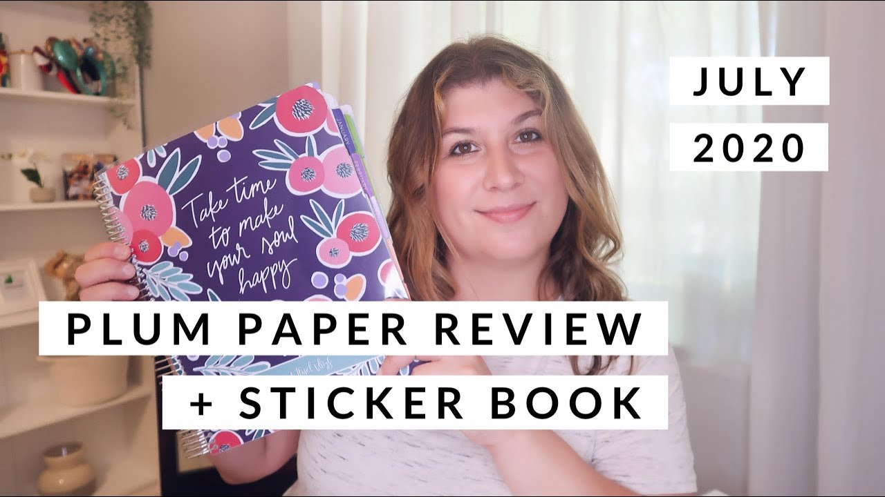 PLUM PAPER PLANNER REVIEW 2020