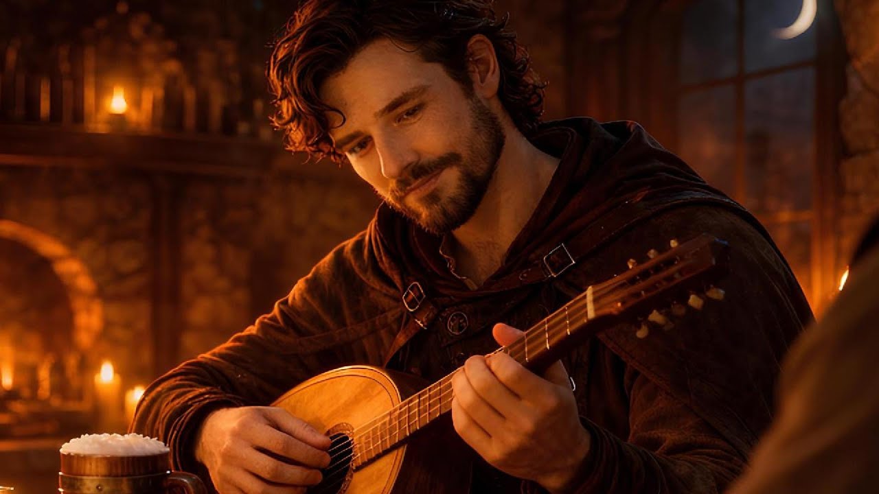 Night Tavern III 🍺 Calm Medieval Fantasy Music for Relaxing, Studying & RPG