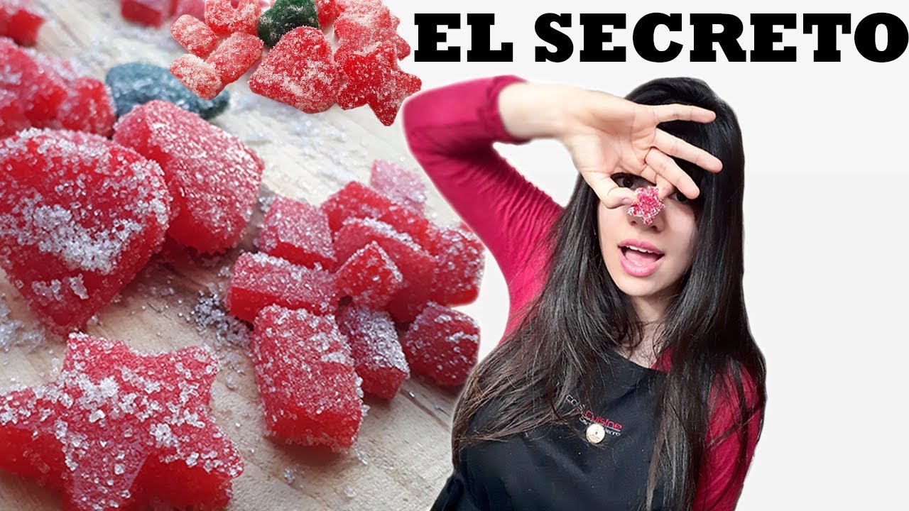 😍😍 Cómo hacer GOMITAS de gelatina CASERAS sin molde 😱😱 (FÁCILES) 👀