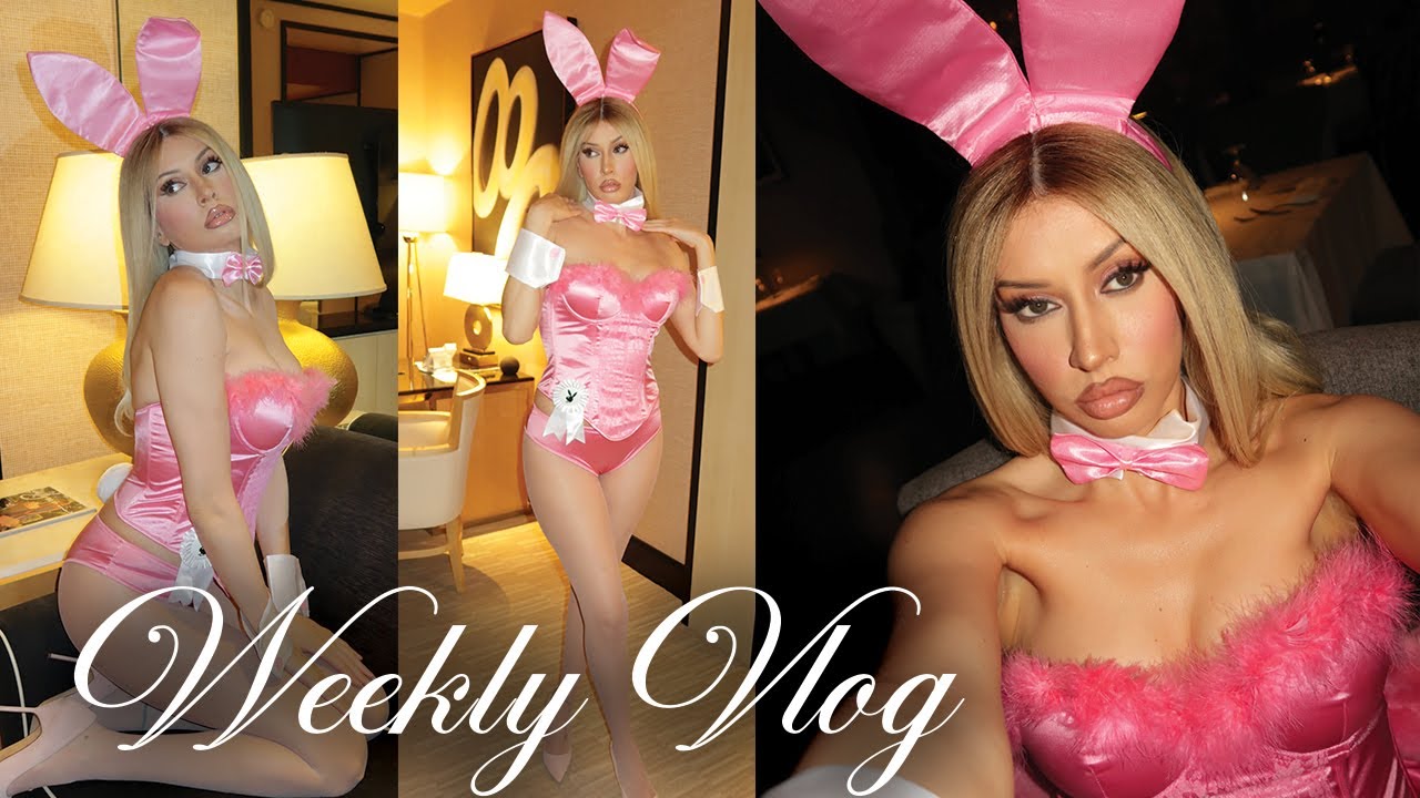 LUXURY LAS VEGAS VLOG! Encore suite tour, XS nightclub, full glam makeup, room tour & pool!