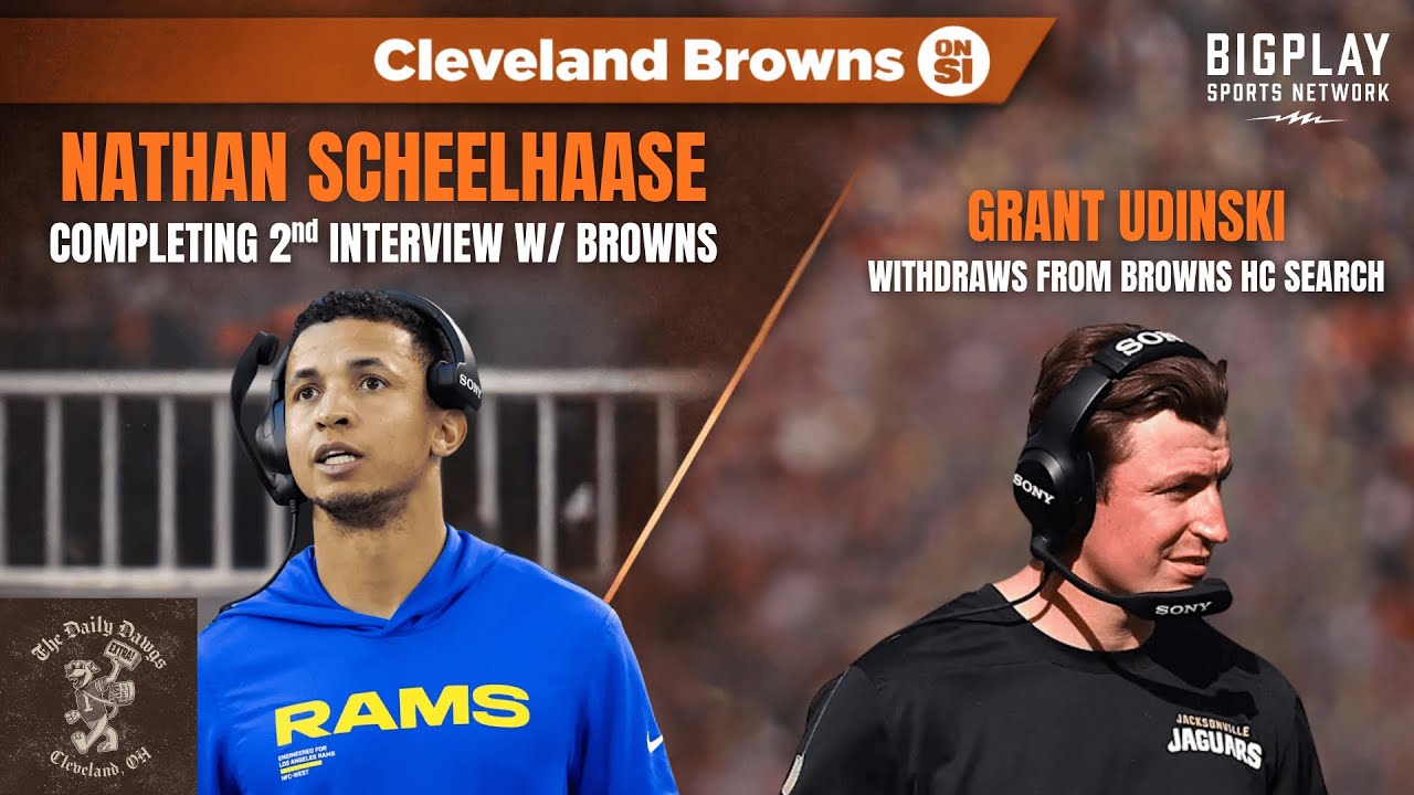 Grant Udinski Withdraws as Nathan Scheelhaase Surges in The Cleveland Browns HC Search | Daily Dawgs