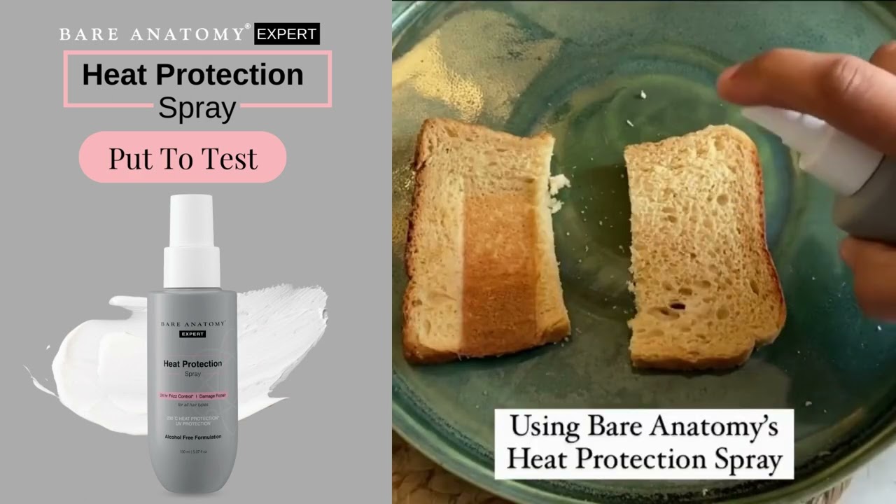 Heat Protection Spray for straightening hair
