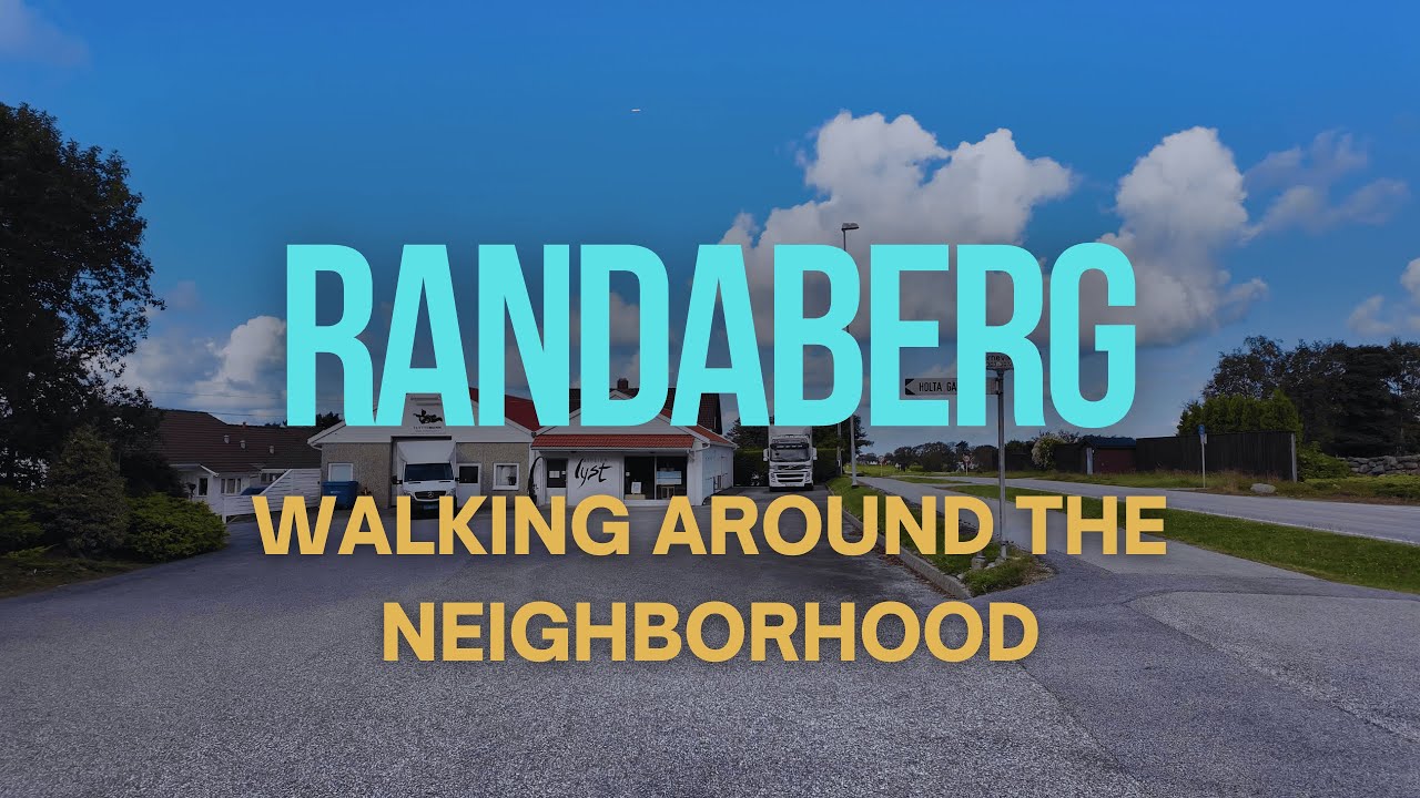 Randaberg 🇳🇴 | 4K walking around my quiet neighborhood on a lovely summer morning