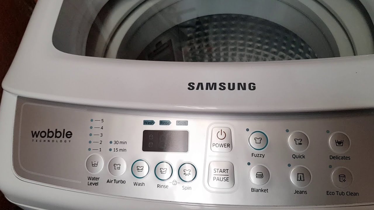 Paano gamitin Samsung automatic washing machine - Solusyon sa mababang tubig -  Tagalog