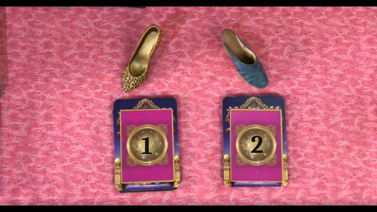 Date exacte à laquelle il/elle va te contacter - Tarot interactif intemporel Choisis une chaussure
