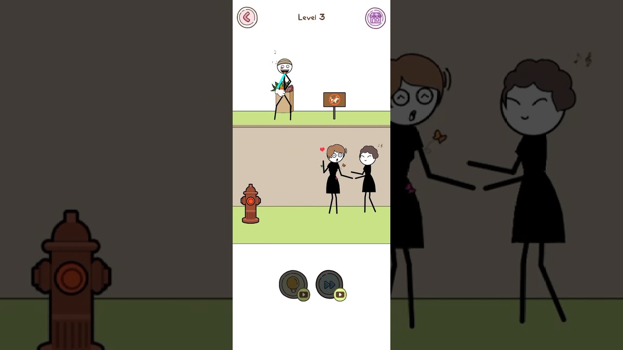 Thief Puzzle: to pass a level 3