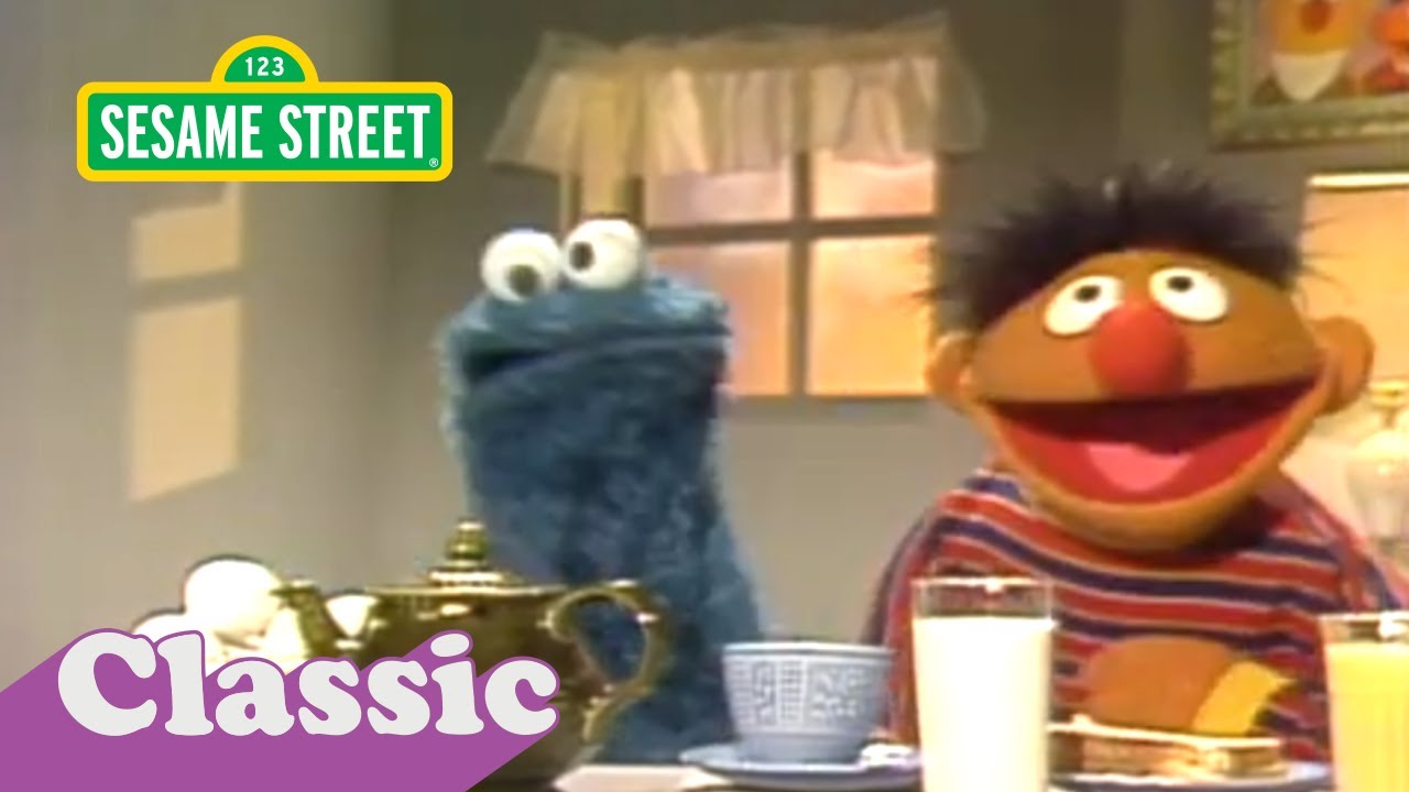 Cookie Monster and Ernie's Breakfast Time Song | Sesame Street Classic