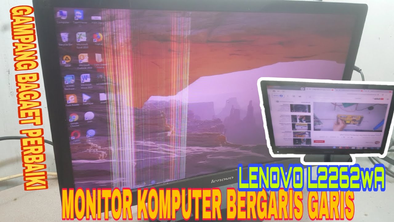 LENOVO MONITOR PC BERGARIS GARIS 
