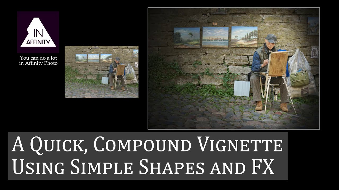 A Quick, Compound Vignette Using Simple Shapes and FX