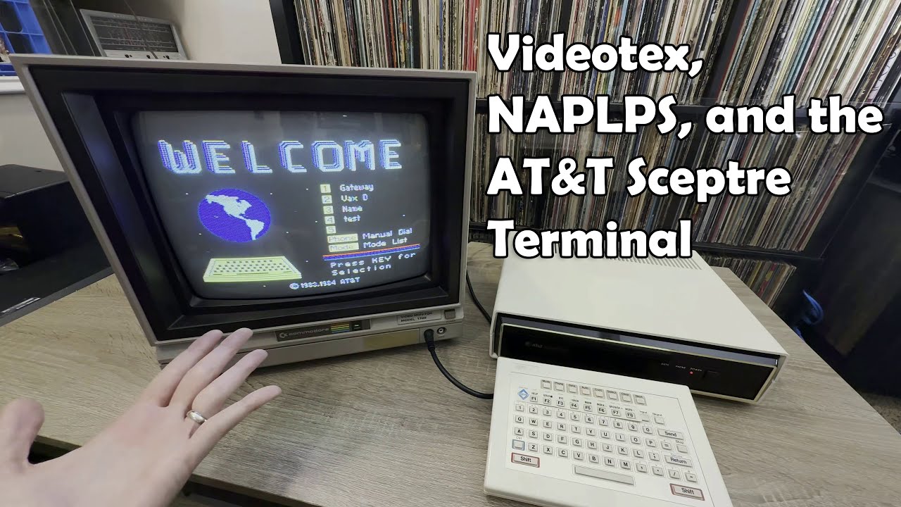 AT&T Sceptre — Изучение забытого терминала NAPLPS Videotex