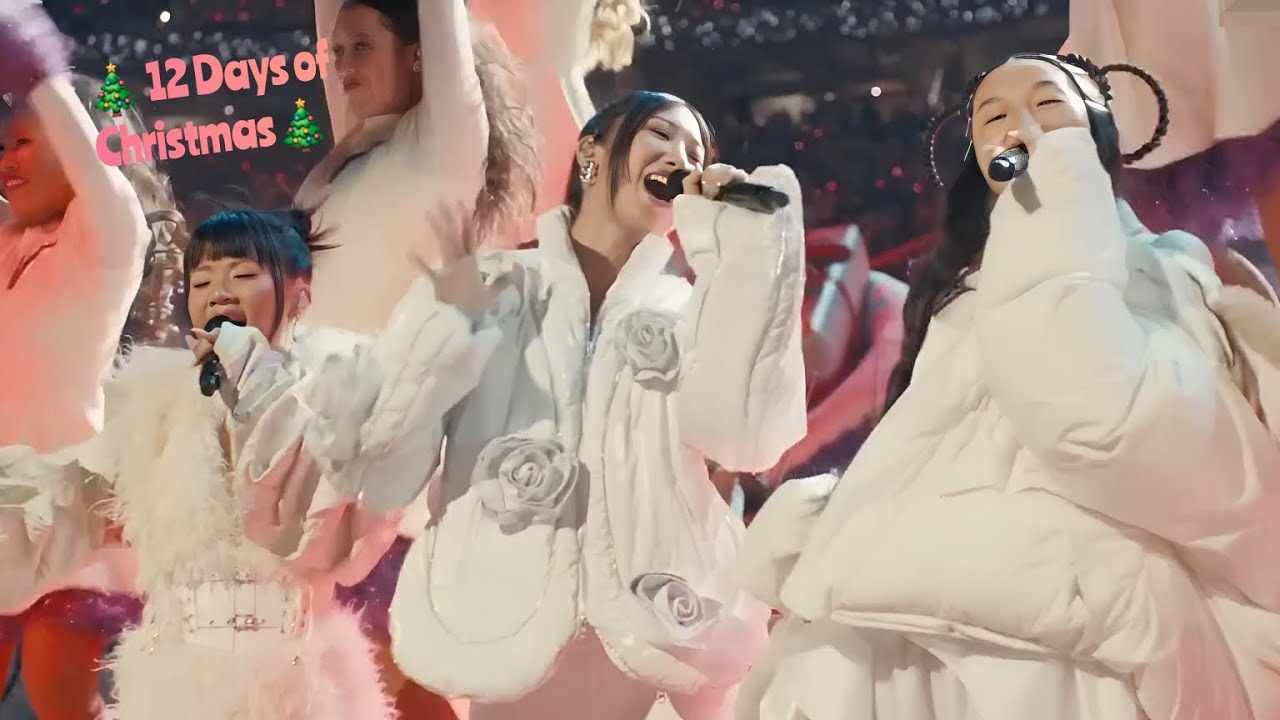 Twelve Days🎄- Ejae，Audrey Nuna & Rei Ami at Snoop's Holiday Halftime party #kpopdemonhunters 🥳 💃🏻🕺🏻